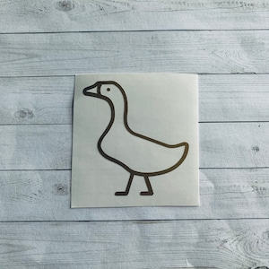 Goose Decal | Goose Vinyl Decal | Goose Sticker | Mother Goose Decal | Bird Decal | Bird Sticker | Farm Animal Decal | Farm Sticker | Animal