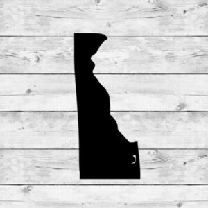 Delaware Decal | Delaware Vinyl Decal | Delaware Sticker | Delaware Party Decor | Delaware Decoration | Delaware Home| Delaware Crafts
