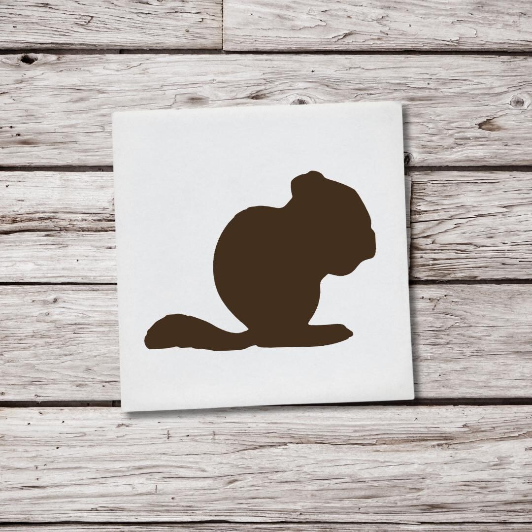 Chipmunk Sticker Chipmunk Decal, Chipmunk Sticker, Chipmunk Vinyl Decal, Animal Decal ...