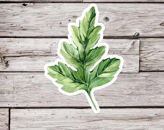 Hawthorn Leaf Sticker, Crataegus Sticker, Thornapple Sticker, Leaf Sticker, Waterproof Sticker, Quickthorn Sticker, Plant Sticker