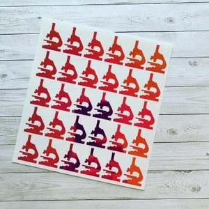 Microscope Decal | Microscope Vinyl Decal | Microscope Sticker ...