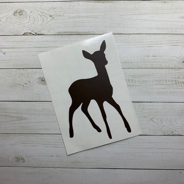 Reindeer Decal | Deer Sticker | Deer Decal | Deer Vinyl Decal | Animal Decal | Animal Sticker | Fawn Decal