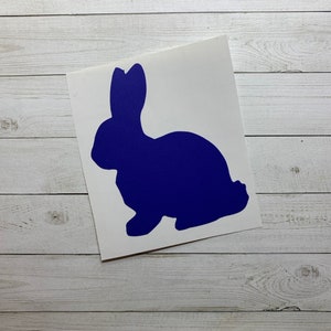 Bunny Decal | Bunny Sticker | Rabbit Decal | Rabbit Sticker | Bunny Decoration | Easter Bunny Decal | Animal Decal | Animal Sticker