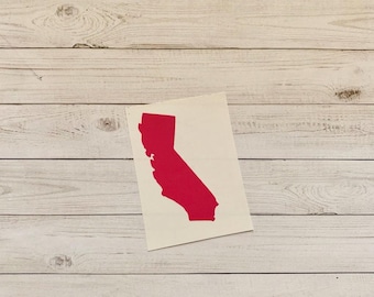 California State Decal | California Vinyl Decal | California Sticker | California Party Decor | Cali Decal | California Home | So Cal Decal