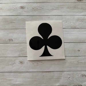 Club Decal | Club Vinyl Decal | Club Sticker | Cards Decal | Card Game Decal | Casino Decal | Poker Decal | Poker Sticker | Poker Sticker