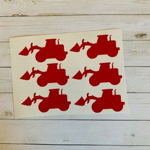Front Loader Decal | Front Loader Sticker | Front Loader Vinyl Decal | Truck Decal | Construction Decal | Construction Sticker | Road Worker