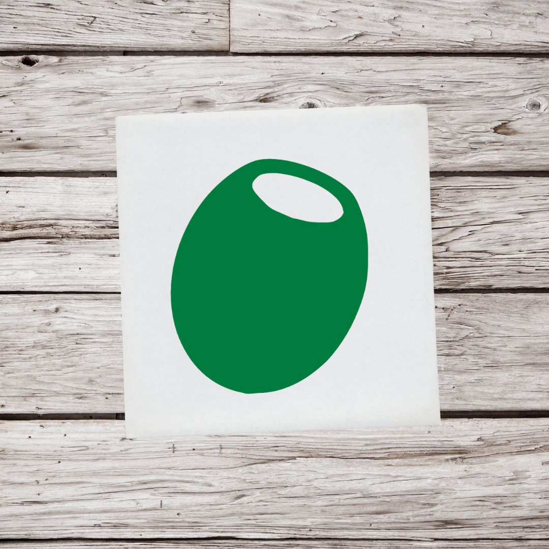Draw Olive Sticker Olive Decal, Olive Sticker, Olive Vinyl Decal, Plant Decal, Food Decal ...