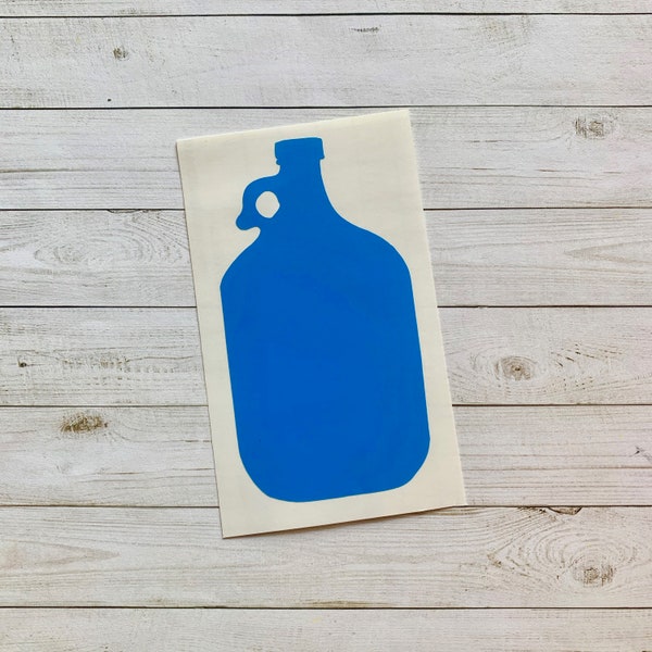 Jug Decal | Jug Vinyl Decal | Jug Sticker | Carboy Decal | Carboy Sticker | Carboy Vinyl Decal | Jar Decal | Jar Sticker | Car Decal