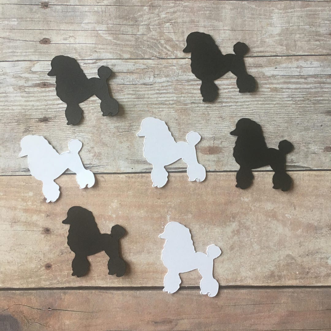 Poodle Confetti Poodle Cut Out Poodle Decoration Poodle Party Decor Dog