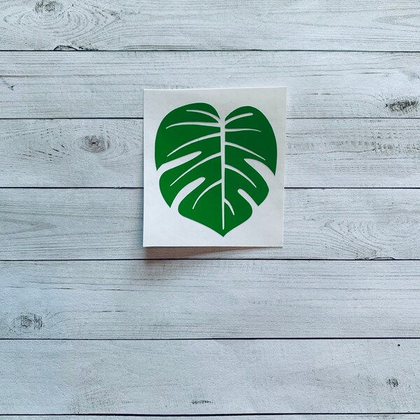 Tropical Leaf Decals Etsy