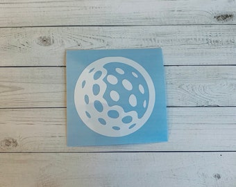 Golf Ball Decal | Golf Ball Sticker | Golf Decal | Golf Sticker | Golfing Decal | Golfing Sticker | Golfing Decoration | Golf Theme | Vinyl