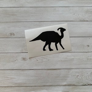 Dinosaur Decal | Dinosaur Vinyl Decal | Dinosaur Sticker | Dinosaur Decoration | Parasaurolophus Decal | Parasaurolophus Sticker | Vinyl