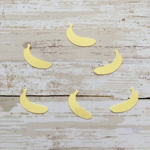 Banana Confetti | Banana Cut Outs | Banana Die Cuts | Fruit Confetti | Plants Confetti |Banana Decoration | Banana Party Decor | Favors