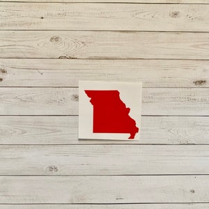 Missouri State Decal | Missouri Vinyl Decal | Missouri Sticker | Missouri Party Decor | Missouri Decoration Missouri Home Missouri Car Decal