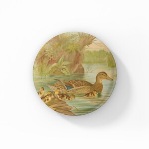 Mallard Duck Pin, Mallard Pin Back Button, Duck Pin, Vintage Mallard Duck Pin, Bird Pin, Mallard Magnet, Mallard Keychain