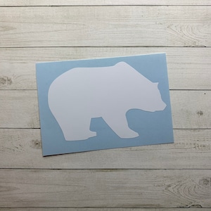 Bear Decal | Bear Sticker | Bear Decoration | Brown Bear Decal | Black Bear Decal | Grizzle Bear Decal | Bear Car Decal | Animal Decal