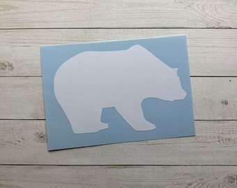 Bear Decal | Bear Sticker | Bear Decoration | Brown Bear Decal | Black Bear Decal | Grizzle Bear Decal | Bear Car Decal | Animal Decal