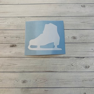 Ice Skate Decal | Ice Skate Vinyl Decal | Ice Skate Sticker | Ice Skating Decoration | Ice Skating Party | Winter Decal | Hockey Decal |