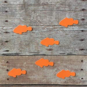 Clown Fish Confetti Clown Fish Cut Out Fish Confetti Fish Cut Out Tropical Fish Confetti Ocean Confetti Ocean Cut Out Favors image 1