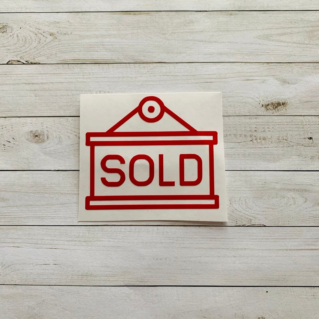 For Sale Sign Decal Yard Sign Decal Sale Sign Decal Rummage Sale Sign