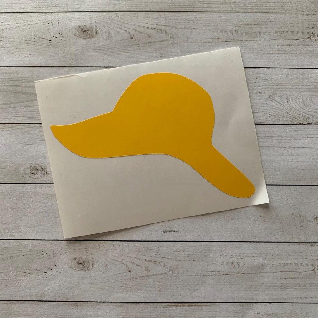 Beach Hat Decal | Beach Hat Sticker | Hat Sticker | Hat Decal | Hat ...