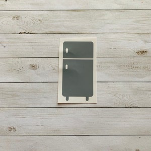 Refrigerator Decal | Fridge Decal | Refrigerator Sticker | Kitchen Decal | Vintage Fridge | Appliance Decal | Appliance Sticker | Retro