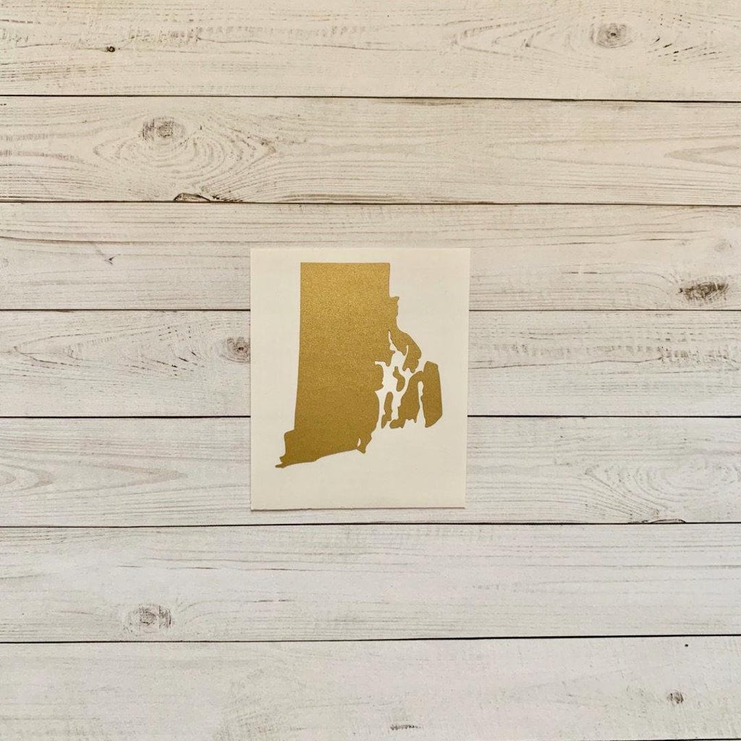 Ri Icon Sticker Rhode Island State Decal | Rhode Island Vinyl Decal | Rhode Island ...