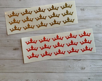 Crown Decal | Crown Vinyl Decal | Crown Sticker | Princess Decal | Princess Sticker | Queen Decal | Queen Decal | Princess Decoration |