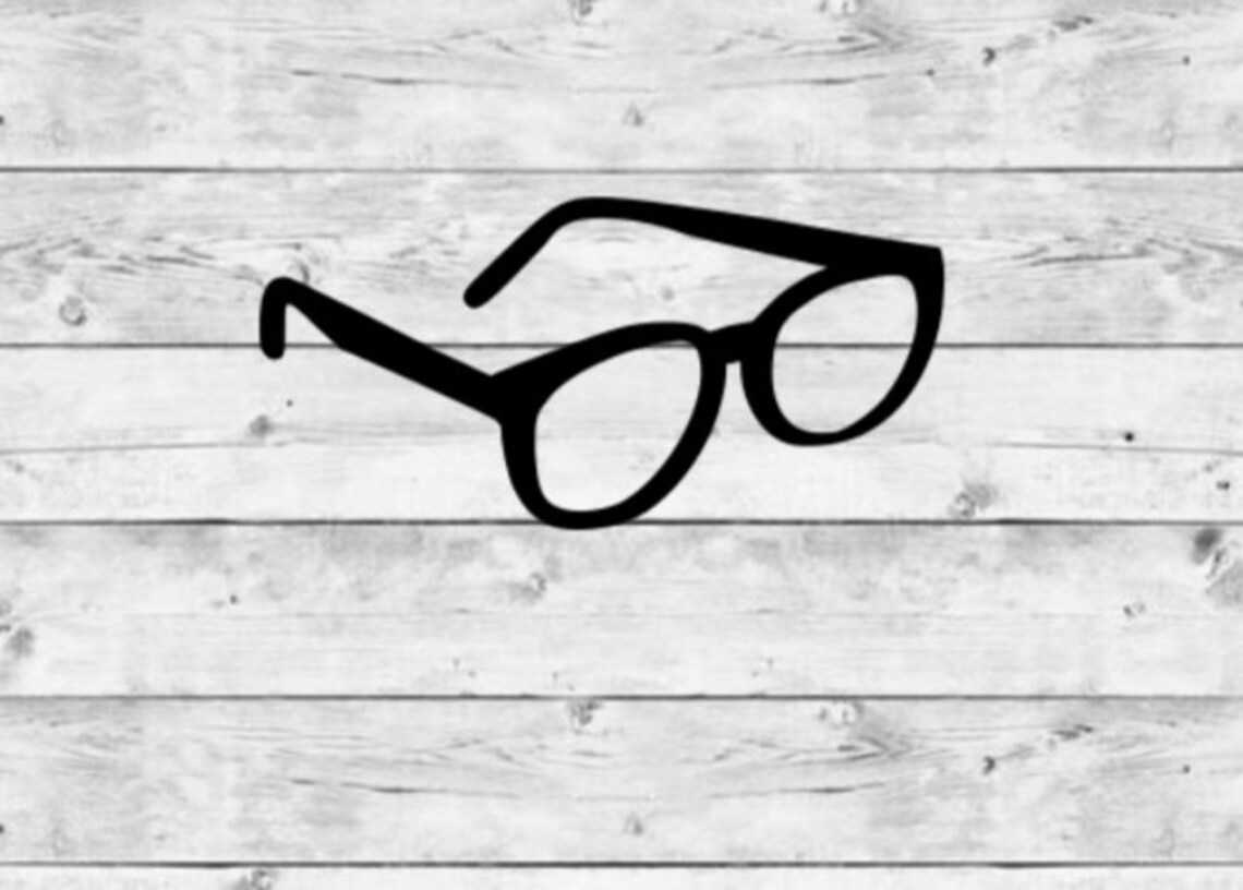 Glasses Decal Glasses Vinyl Decal Glasses Sticker Eye Etsy
