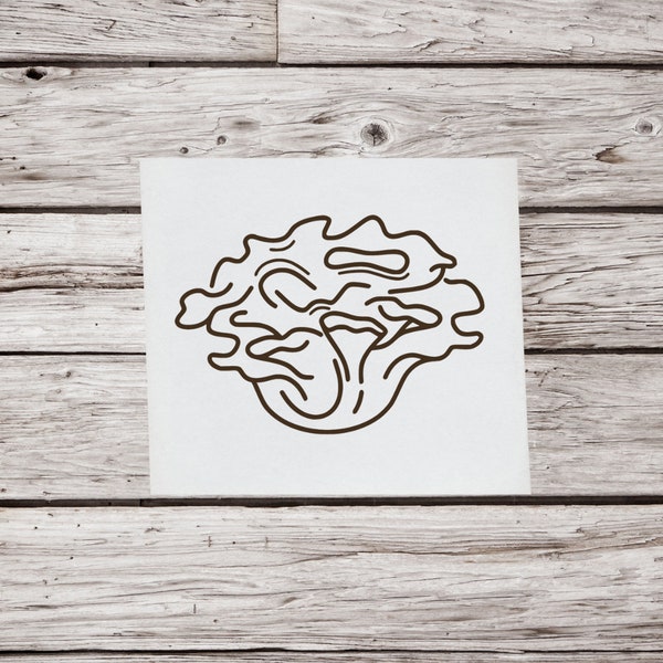 Mushroom Decal, Chicken of the Woods Decal, Mushroom Sticker, Mushroom Vinyl Decal, Fungus Decal, Mycology Sticker, Car Decal, Window Decal