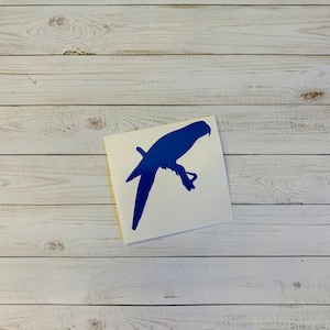 Parrot Decal | Parrot Vinyl Decal | Parrot Sticker | Macaw Decal | Macaw Sticker | Jungle Decal | Tropical Decal | Bird Decal | Bird Sticker