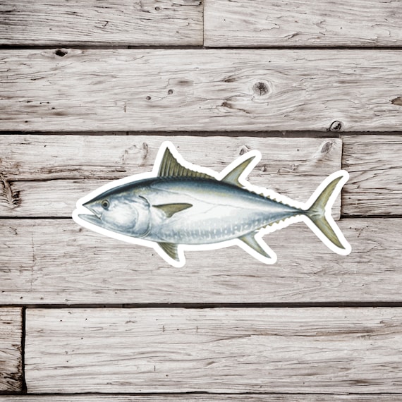 Bluefin Tuna Sticker or Magnet, Tuna Sticker, Tuna Magnet, Fish