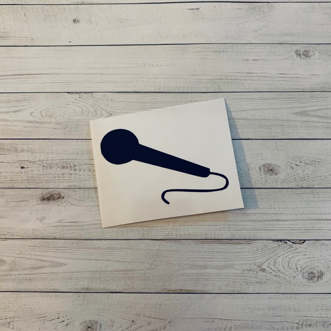 Microphone Decal | Microphone Sticker | Radio Decal | Radio Sticker ...