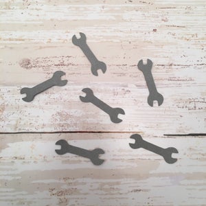 Wrench Confetti | Wrench Cut Out | Tool Confetti | Tool Cut Out | Tool Decoration | Builder Confetti | Construction Confetti | Table Scatter