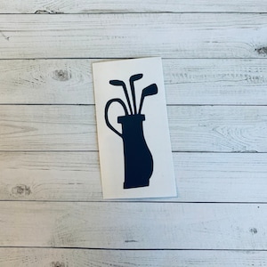 Golf Club Decal | Golf Club Sticker | Golf Decal | Golf Sticker | Golfing Decal | Golfing Sticker | Golfing Decoration | Golf Theme | Vinyl