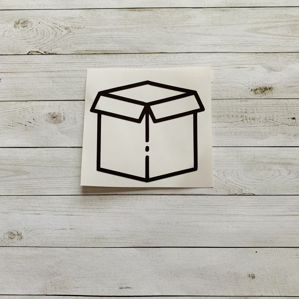 Box Decal Box Sticker Packing Box Decal Package Decal - Etsy UK