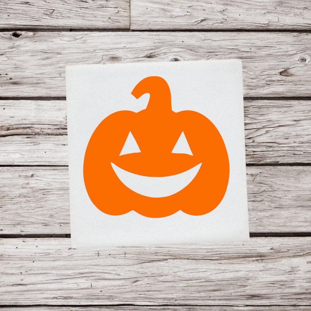 Jack O Lantern Decal, Halloween Decal, Halloween Sticker, Pumpkin ...