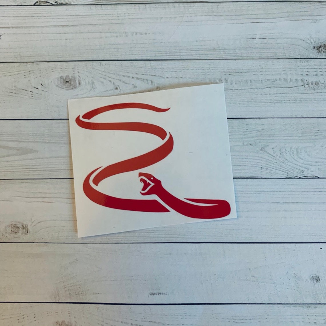 Snake Sticker Snake Decal Snake Vinyl Decal Reptile Etsy