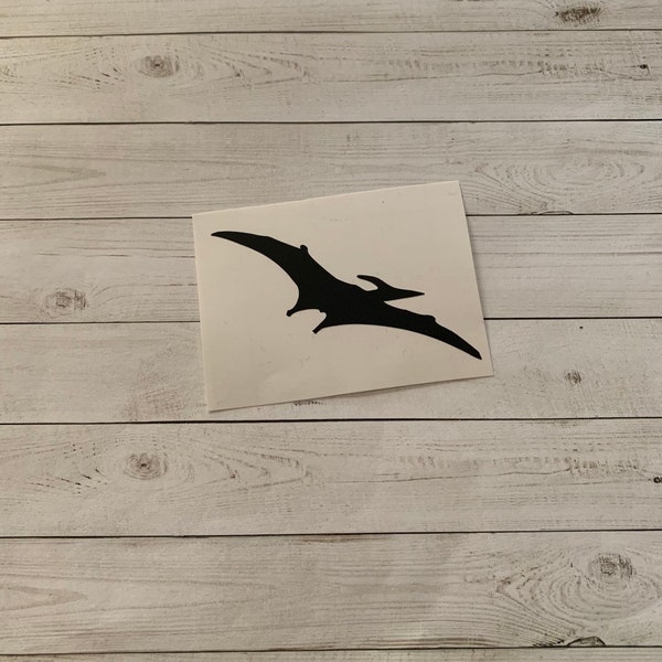 Dinosaur Decal | Dinosaur Vinyl Decal | Dinosaur Sticker | Dinosaur Decoration | Pterodactyl Decal | Pterodactyl Sticker | Car Decal | Vinyl