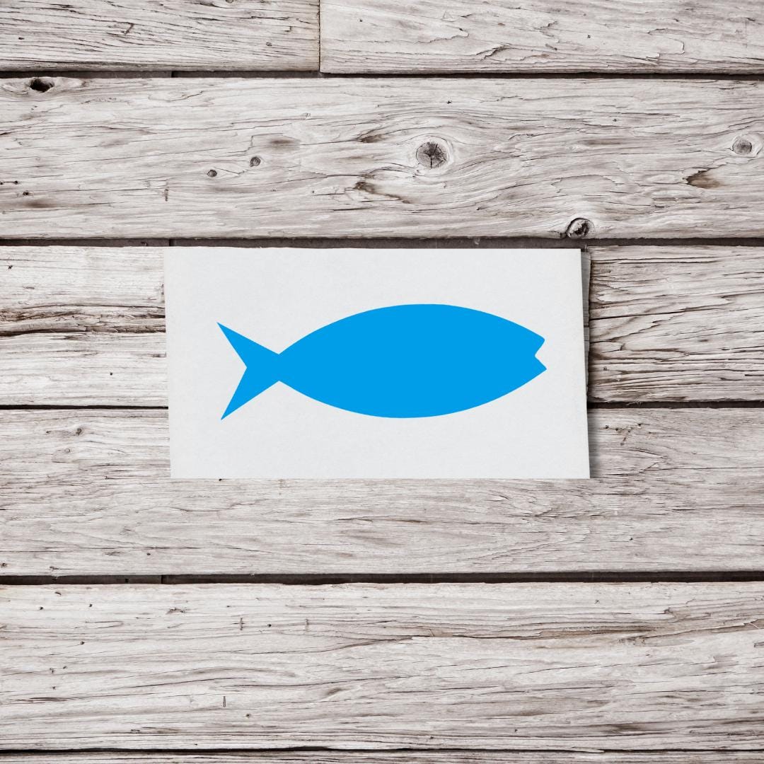 Dec Fish Sticker Fish Decal, Fish Vinyl Decal, Fish Sticker, Fishing Sticker, Fishing ...