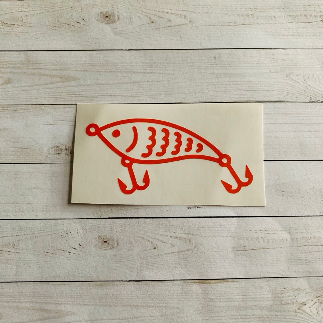 Fishing Lure Decal Fishing Lure Sticker Lure Decal Lure Sticker Hook