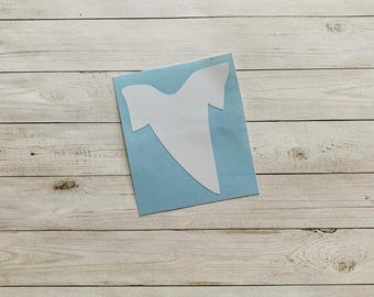 Shark Tooth Decal | Shark Tooth Sticker | Shark Decal | Shark Vinyl Decal | Shark Sticker | Ocean Sticker | Ocean Decal | Tooth Sticker