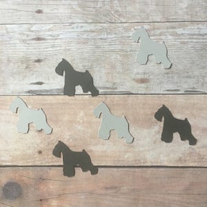 Schnauzer Confetti | Schnauzer Cut Out | Schnauzer Decoration | Schnauzer Party Decor | Dog Confetti | Dog Cut Out | Dog Party Decor