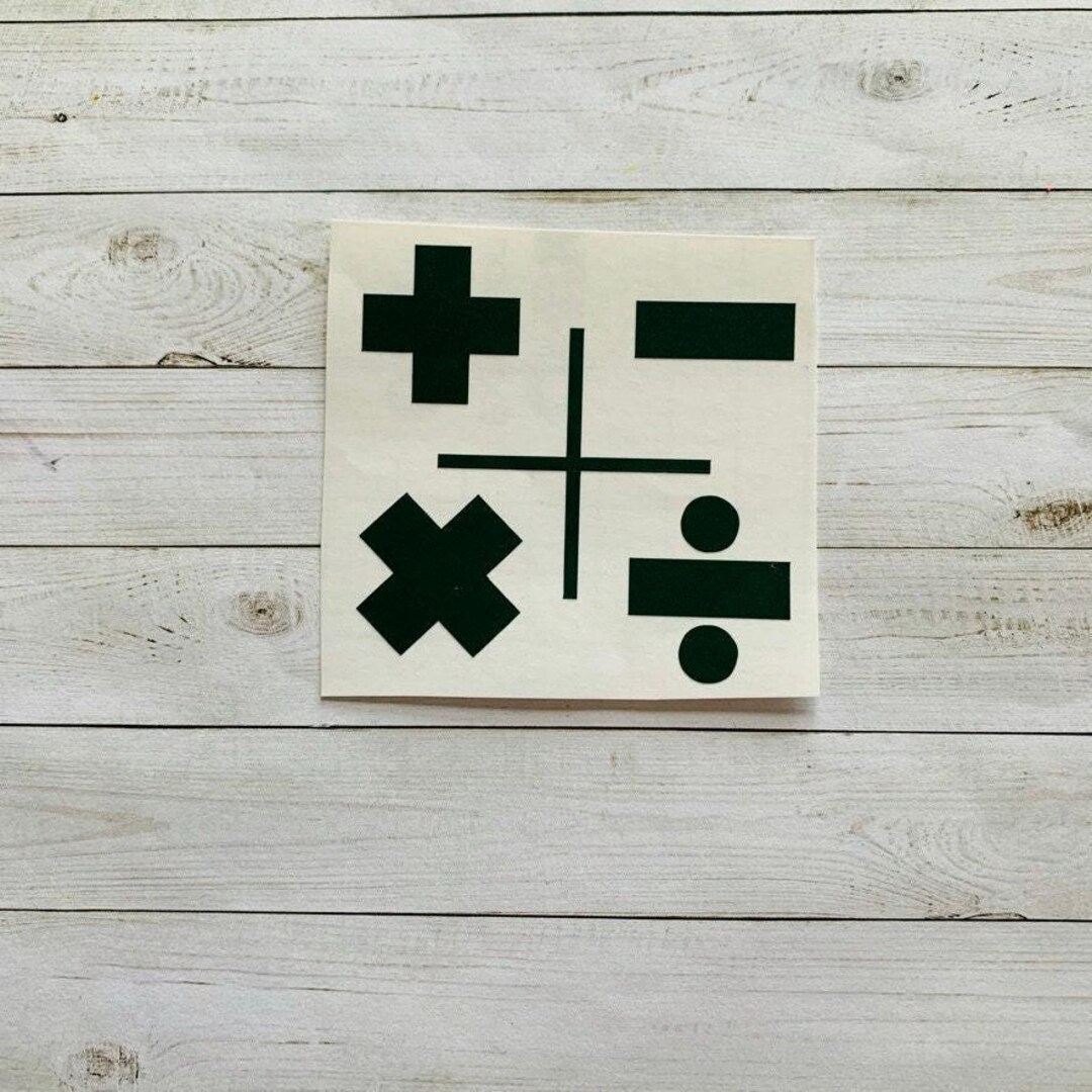 Math Decal | Math Sticker | Math Decorations | Calculator Decal ...