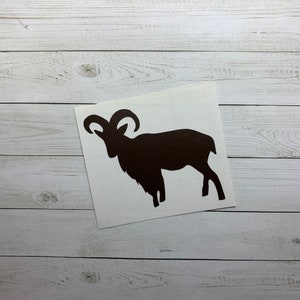 Mountain Goat Decal | Mountain Goat Vinyl Decal | Mountain Goat Sticker | Goat Decal | Billy Goat Decal | Billy Goat Sticker
