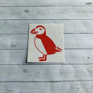 Puffin Decal | Puffin Vinyl Decal | Puffin Sticker | Marine Bird Decal | Arctic Animal Decal | Bird Decal | Bird Sticker | Animal Sticker