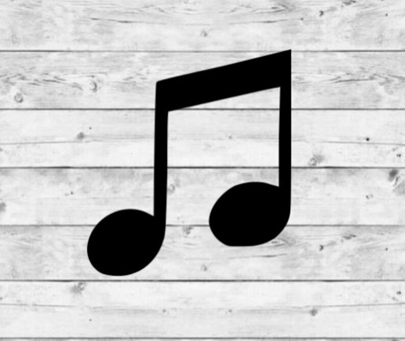 Music Note Decal Music Note Vinyl Decal Music Note Sticker Etsy