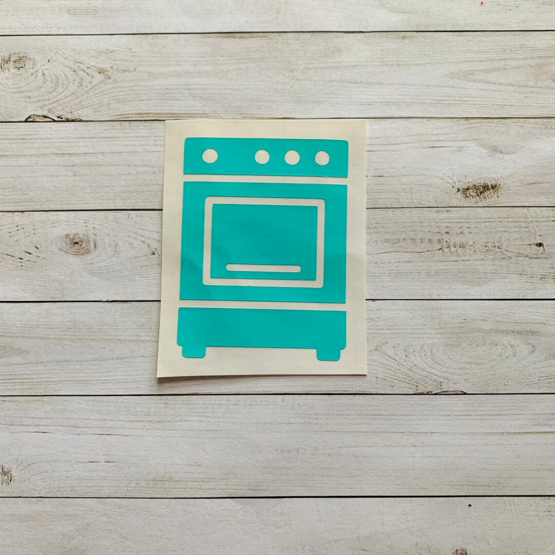 Oven Decal Oven Sticker Kitchen Decal Cook Decal Chef Decal Baker Decal Appliance Decal