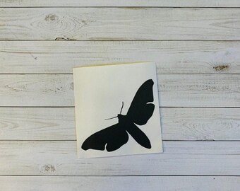 Moth Decal | Moth Vinyl Decal | Moth Sticker | Outdoors Decal | Camping Decal | Up North Decal | Bug Decal | Bug Sticker | Insect Sticker