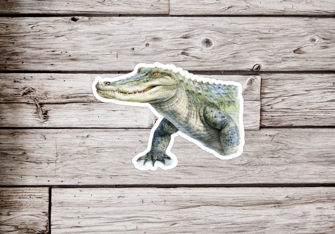 Alligator, Crocodile Sticker, Gator Sticker, Reptile Sticker ...